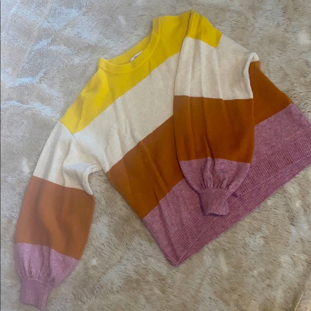 Madewell Colorblock Sweater
